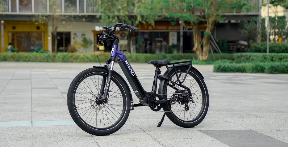 elektrofahrrad ebike XPress2 High-Step Commuter Electric Bike | 750W Long-Range Romet Vintage City-Bike Damen Category:Fahrräder_KMC eGlide Frame Size:29 | L speed freewheel paired with
