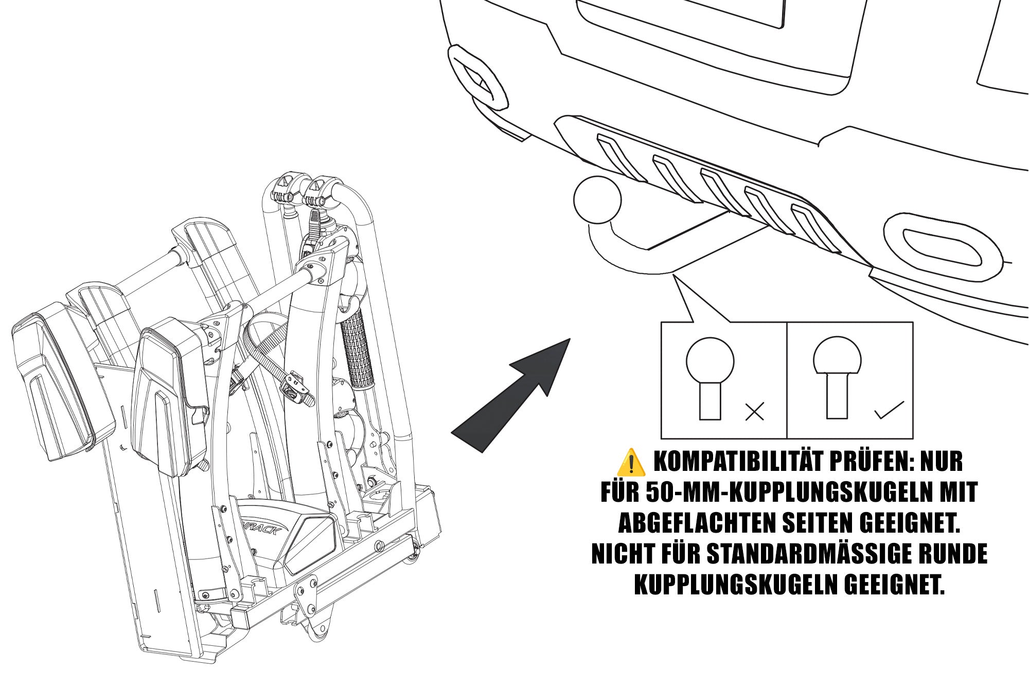 Cyrusher faltbarer Fahrradträger