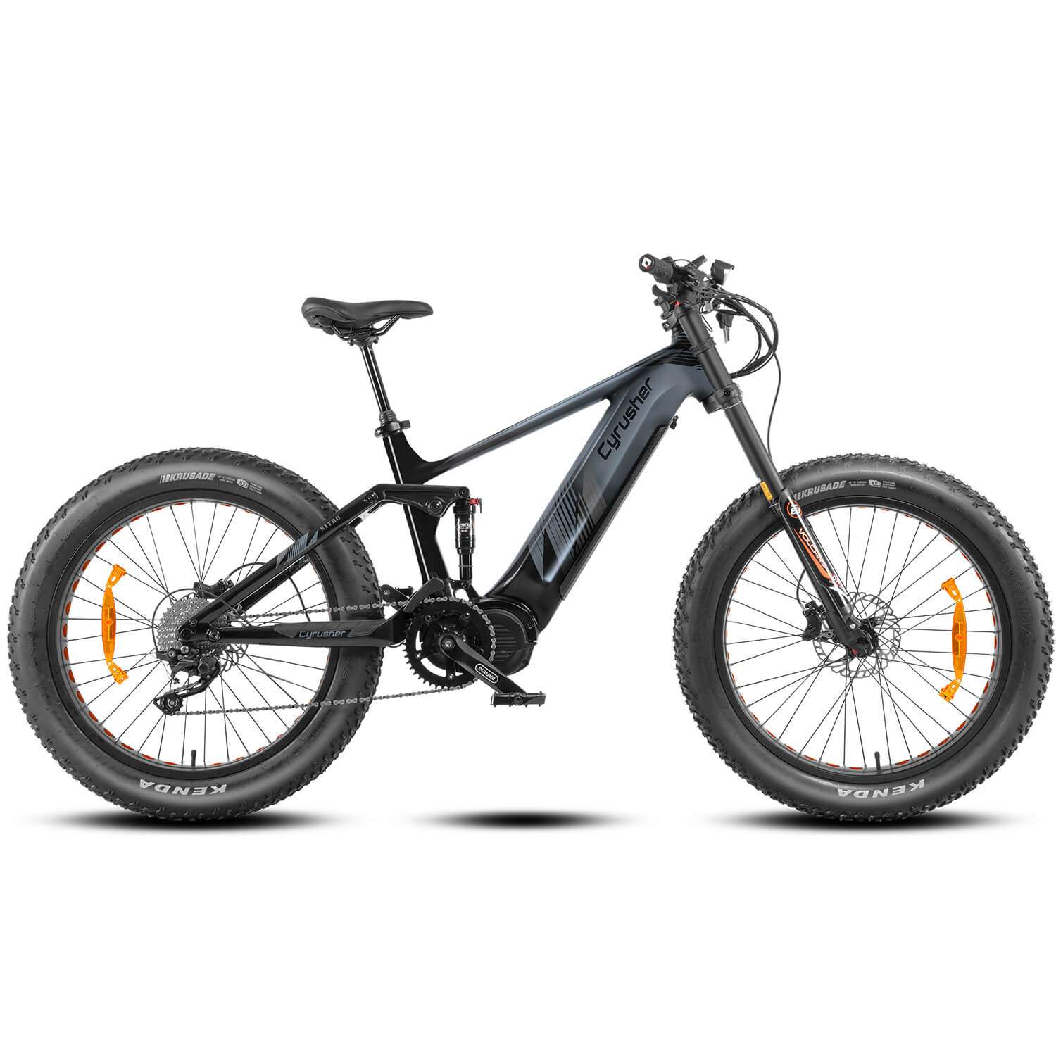 e antrieb für fahrrad Cyrusher Nitro 2.0, E-Bike Mit Mittlerem Antrieb(Version 2024) – Cyrusher Germany