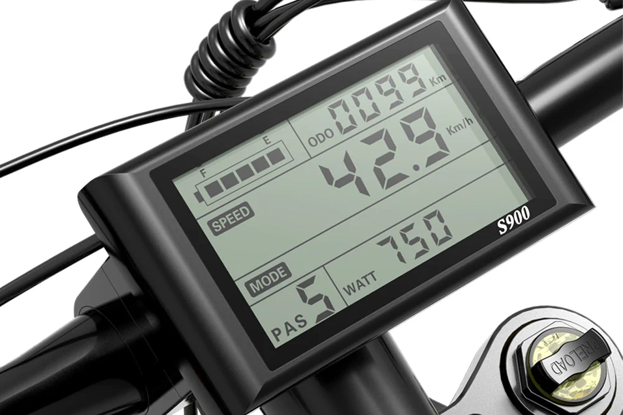 e bike display sw900 LCD-SW900-Code-Meter-Display für XF900 – Cyrusher Germany