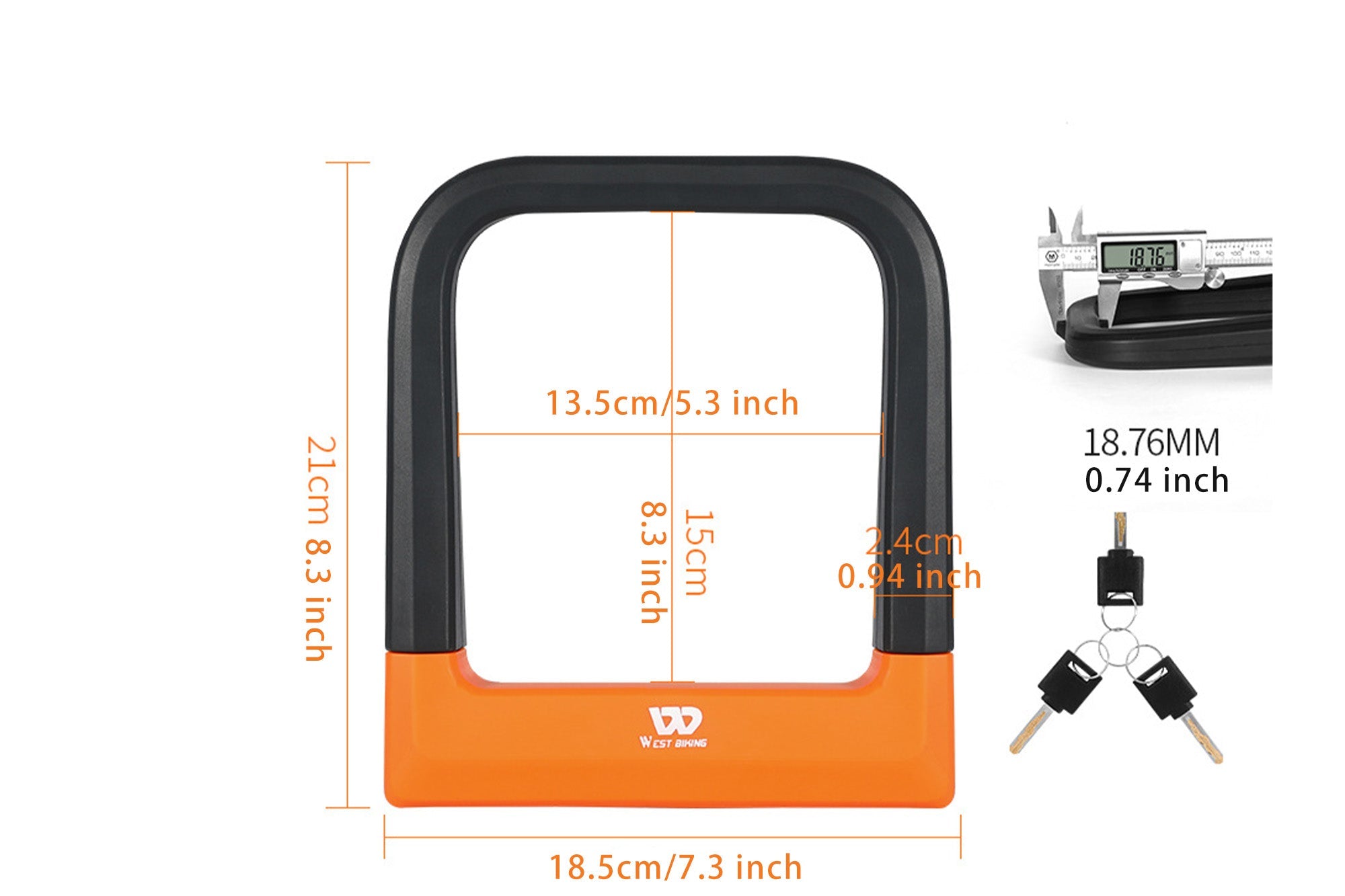 U Lock Plus für Fat Tires