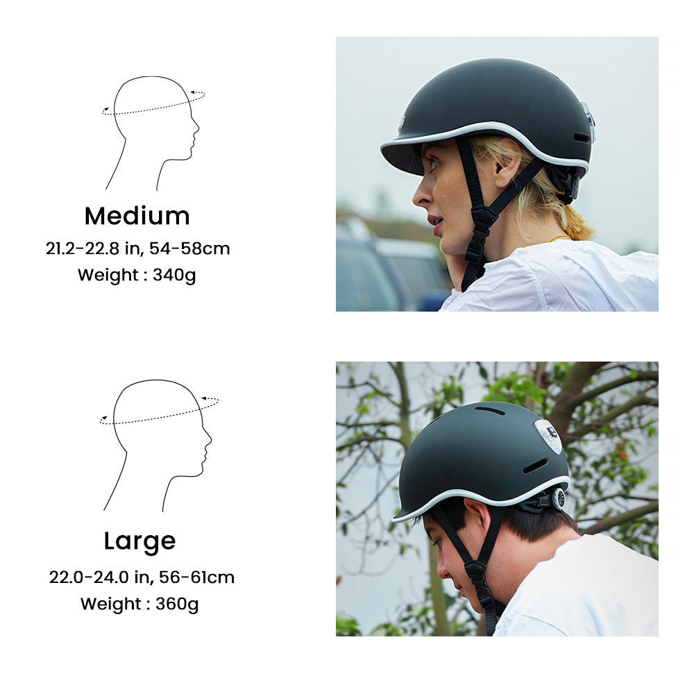 Stylischer Helm mit Licht