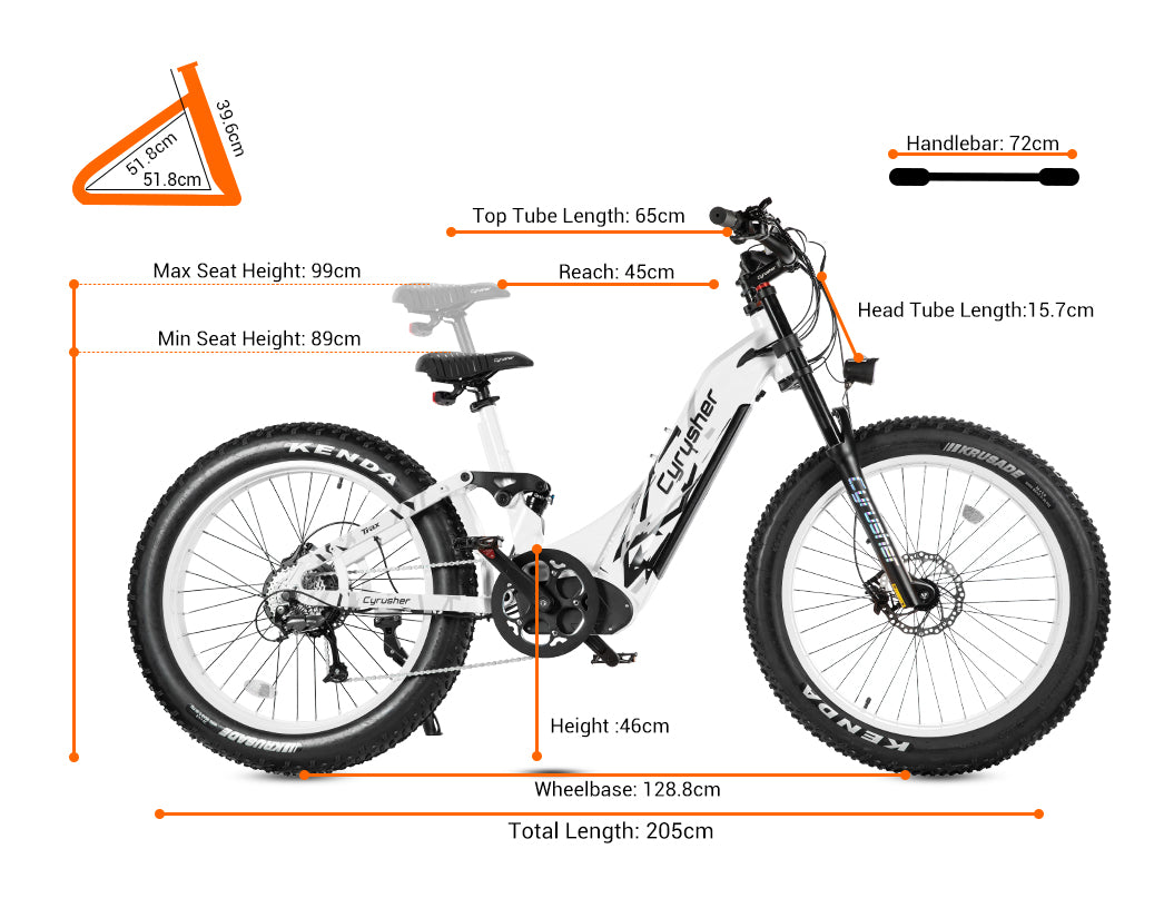 Cyrusher Trax, All-Terrain-E-Bike mit tiefem Durchstieg