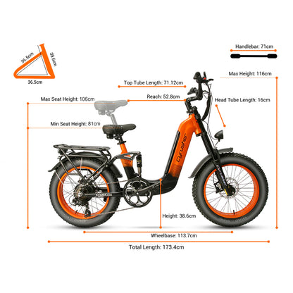 Cyrusher Kommoda, Step-through Ebike