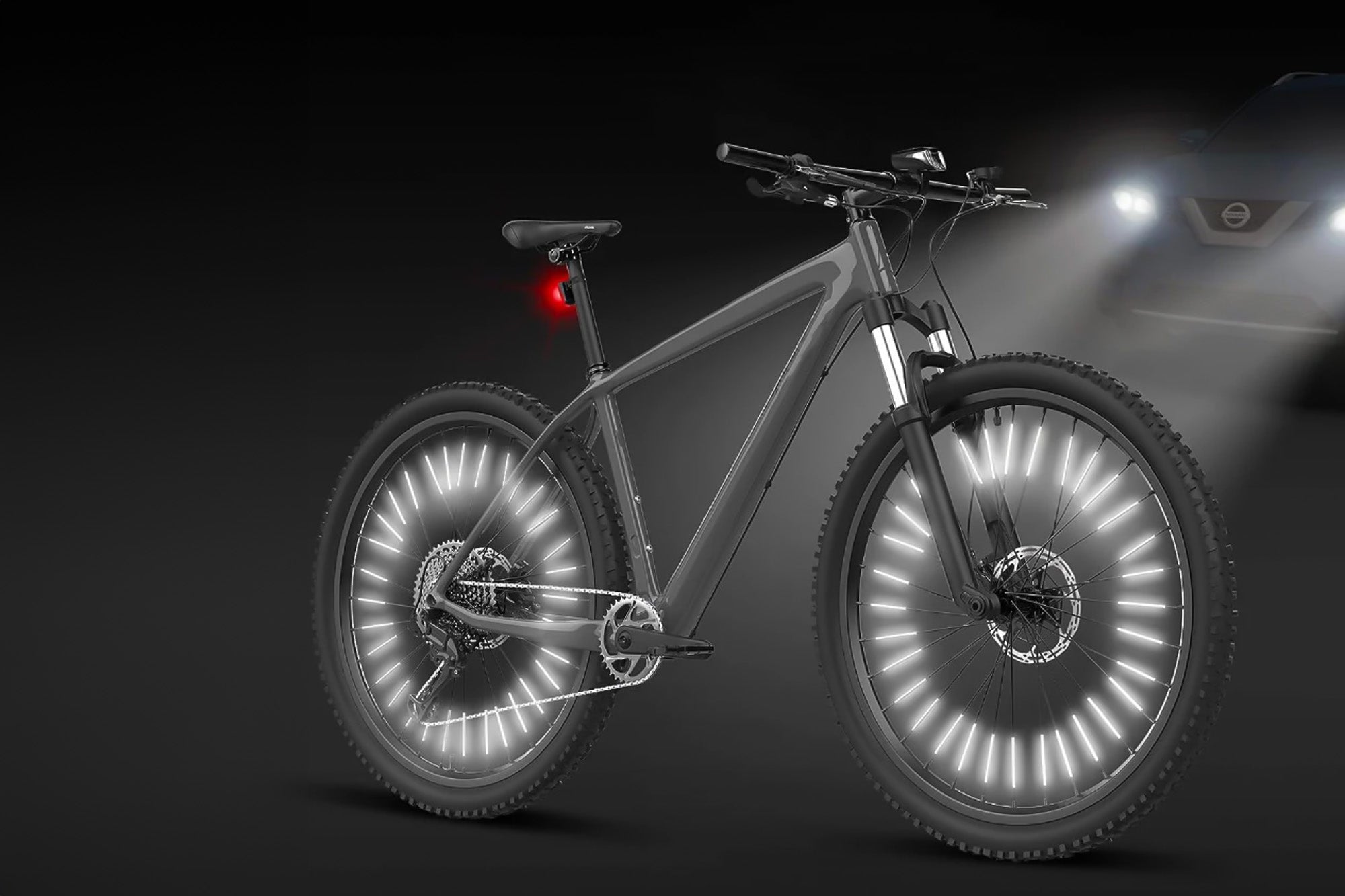 360° Fahrradspeichenreflektoren