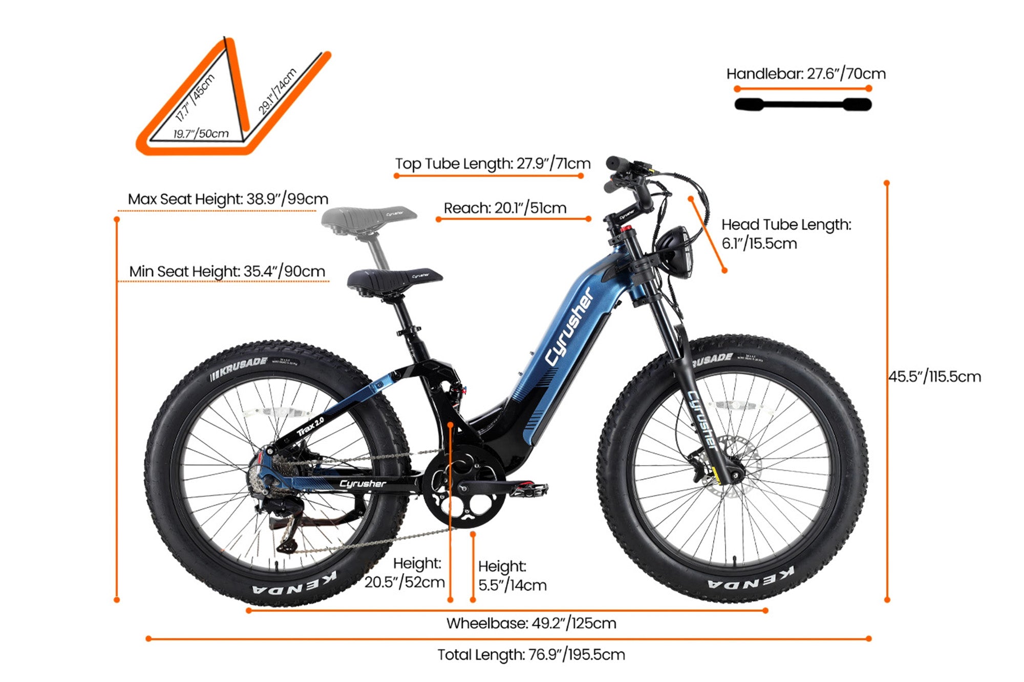 trax rennrad Cyrusher Trax 2.0 E-FATBIKE