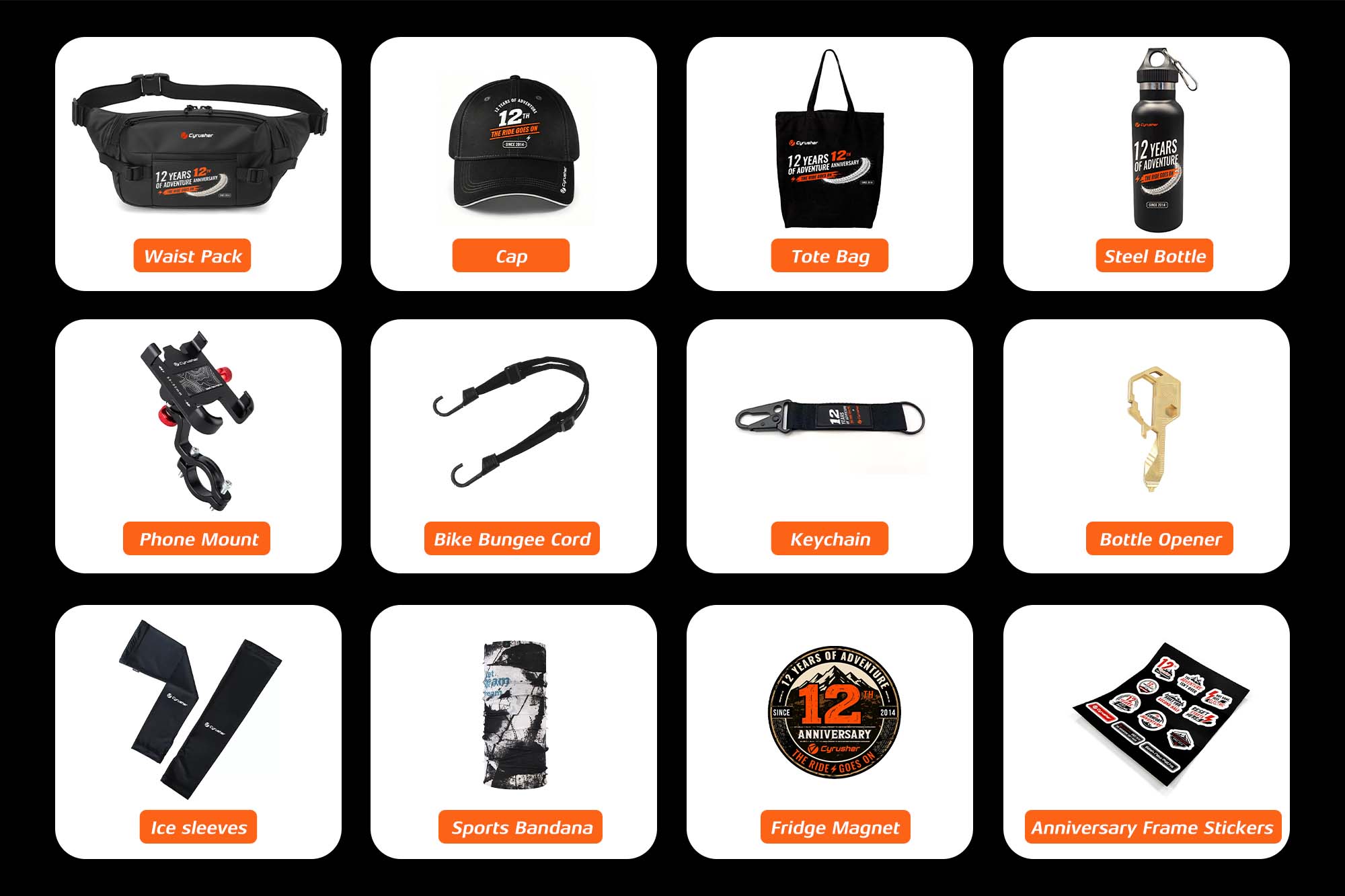 Cyrusher 12. Jahrestag Geschenkset