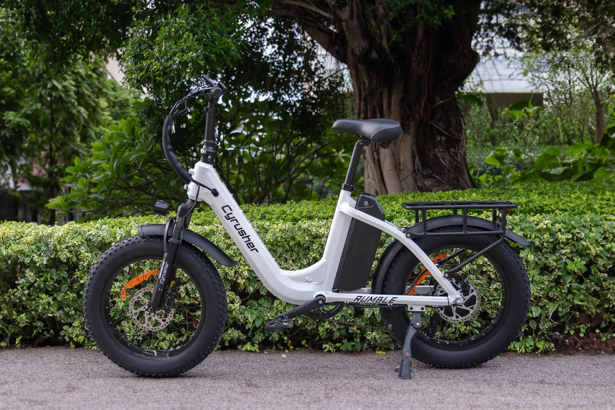 Cyrusher Rumble, Durchstiegs-E-Bike