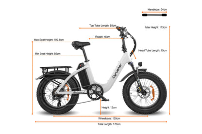 Cyrusher Rumble, Durchstiegs-E-Bike