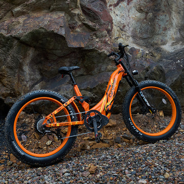 Cyrusher Trax, All-Terrain-E-Bike mit tiefem Durchstieg