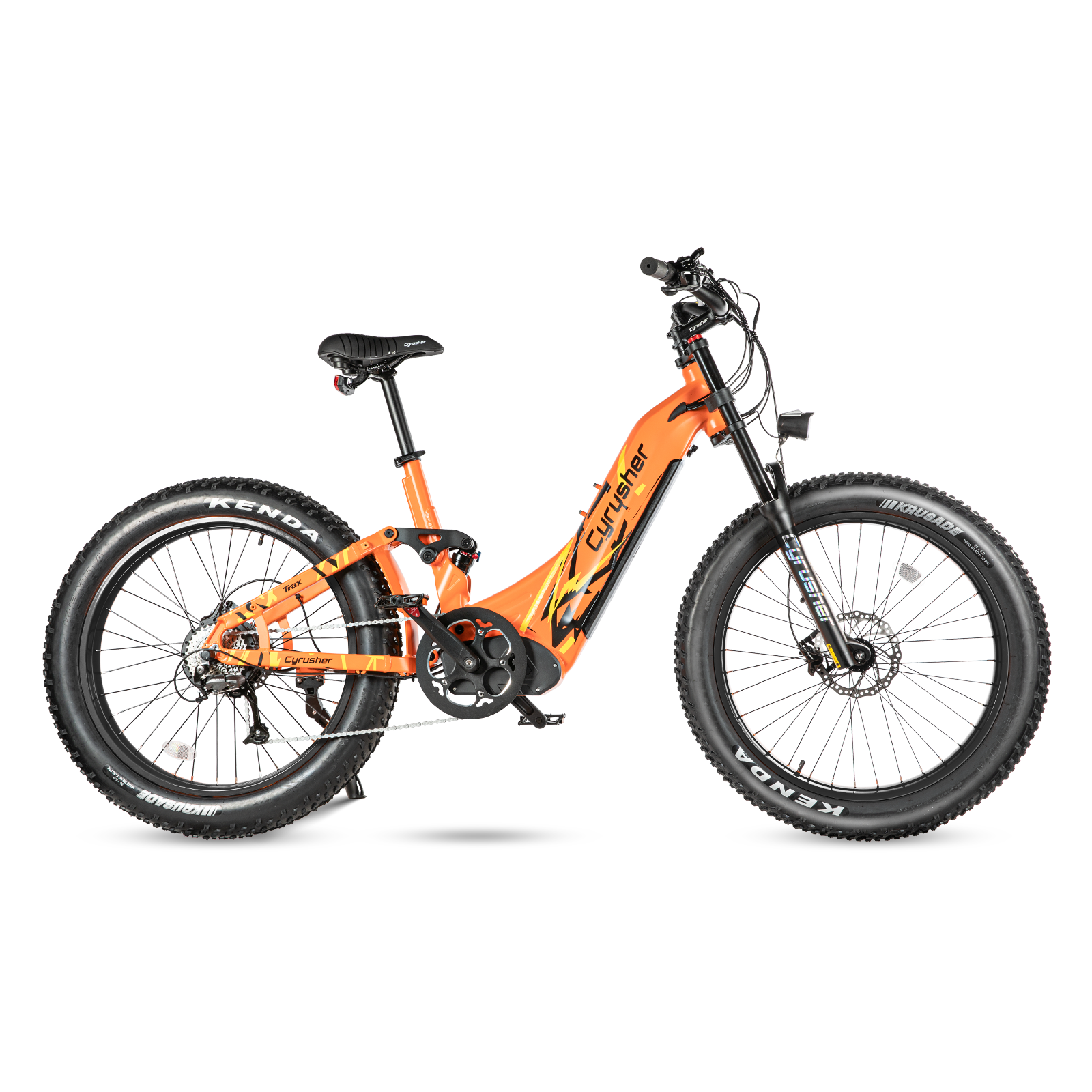 Cyrusher Trax, All-Terrain-E-Bike mit tiefem Durchstieg