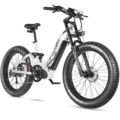 Cyrusher Trax, All-Terrain-E-Bike mit tiefem Durchstieg